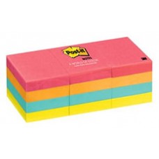 Post it Notes Asst Colours 35x48 PK 12