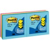 Post it Pop up Notes 76x76mm Asst Colours PK 6