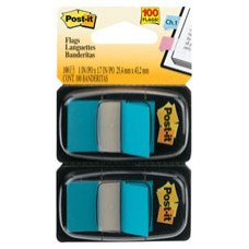 Post it Flags Bright Blue Twin Pack 680BB2
