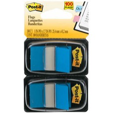 Post it Flags Blue Twin Pack 680BE2 (EA)