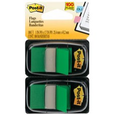 Post it Flags Green Twin Pack 680GN2 (EA)