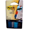 3M Post it Flag 68023 25x43 Bright Blue Pk 50