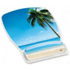 Precise Mouse Pad w Wrist Rest Beach MW208BH (EA)