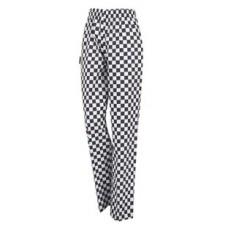 Drawstring Pants Black And White Check XLarge EA