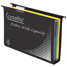 Crystalfile Suspension Files PP Extra Wide Capacity 50mm PK 10