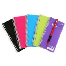 Marbig Colourhide Slimline Notebook 200pg (EA)