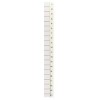 Marbig Indices PP A4 1- 20 Tab White EA