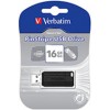 Verbatim 16Gb StoreNGo Pinstripe USB Drive Black EA