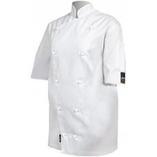 Prochef Chef Jacket White Extra Small PC Short Slv EA