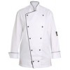 Prochef Executive Jacket XL White Black Piping  PC EA