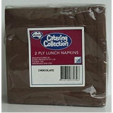 2 Ply Lunch Napkin Chocolate CT 20