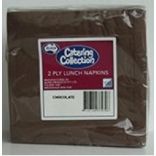 2 Ply Lunch Napkin Chocolate PK 100