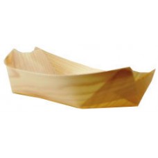 Wooden Boats 23cm Disposable PK 50