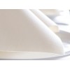 Duni Airlaid Dinner Napkin White Linen Look and Feel Quarter Fold PK 60