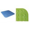 Bath Mat Anti Slip PVC Green w Suction Cups 38x70 EA