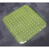 Shower Mat Anti Slip PVC Green w Suction Cups 54x54 EA