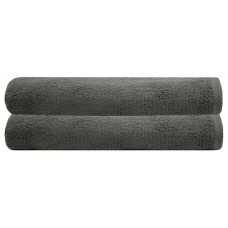 Chateau Bath Sheet Charcoal 80x160cm PK 2