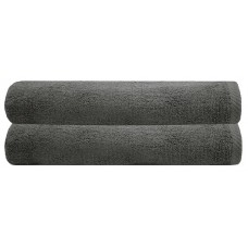 Chateau Bath Towel Charcoal 68x137cm PK 2