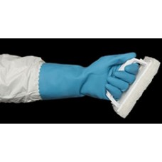 Bastion Lg Blue Silverlined Rubber Gloves PR