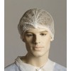 Bastion White 21inch Crimped Beret Hairnets PK 100