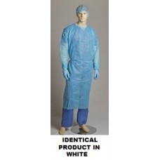 Bastion White Polyproplene Clinical Gown Fits All CT 100