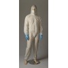 Bastion Med Poly Prop Coverall White CT 50