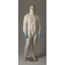 Bastion Lg Poly Prop Coverall White CT 50