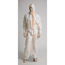 Bastion Lg Microporous Coverall White Type 4 5 6 CT 50