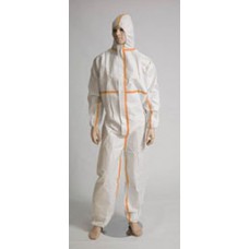 Bastion Lg Microporous Coverall White Type 4 5 6 EA