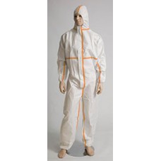 Bastion XXX Lg Microporous Coverall White Type 4 5 6 CT 50