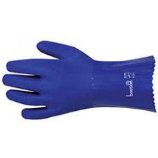 Bastion XL Blue DD PVC Gloves 30cm Cotton Lined PR