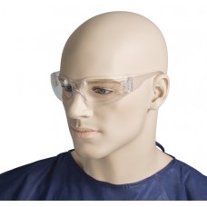 Bastion Clear Safety Glasses Med Impact Scratch Res EA