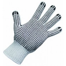 Bastion Med Polycotton Glove w Black PVC Dots 7g CT 240