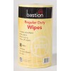 Bastion Yellow Reg Duty Wipes 130 Pieces 65m Roll EA