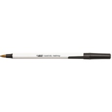 Bic Round Stic Black BX 12