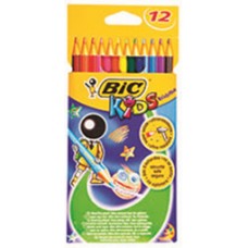 Bic Kids Evolution Color Pencils Wallet PK 12