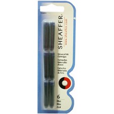 Sheaffer Cartridge for Uni VFM Ink Blue BP6 EA