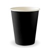 Single Wall Black Bio Hot Cup 8oz SL 50