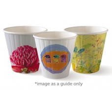 Double Wall Bio Hot Cup Art Series 8oz CT 1000