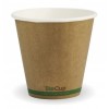 Double Wall Hot Cup Green Stripe 8oz SL 50