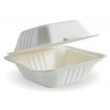 Burger Box BioCane Clamshell White 6x6x3inch CT 500