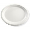 BioCane Oval Plate White 12.5 x 10 Inch SL 125