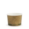 Bio Hot Cold Bowl 8oz Brown Kraft Green Stripe SL 50