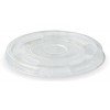 BioPak Flat Lid Half Moon Slot Suits BioCups 300 to700ml CT 1000