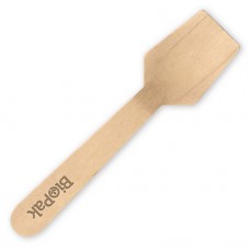 Bio Cutlery Wooden 10cm Coated Ice Cream Spoon CT 2000