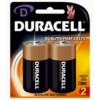 Duracell Copper Top Alkaline D Size 2 Pk CT 6