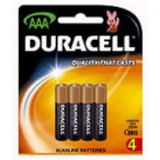 Duracell Copper Top Alkaline AAA Size 4 Pk CT 12