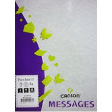 Parchment Messages 90gsm A4 Gunmetal PK 25