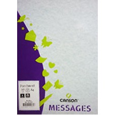 Parchment Messages 176gsm A4 Sky Blue PK 10