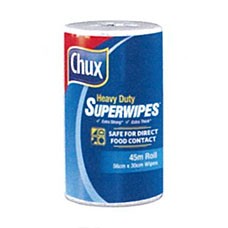 Chux White Heavy Duty Roll 30cm x 45m RL